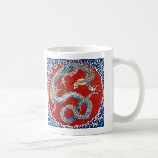 HOKUSAI , “ Dragon ”、『龍図』 Kaffeetasse (Rechts)