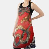 Hokusai Dragon, Japan Art Schürze (InSitu)