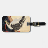 Hokusai Falke-Gepäckanhänger Gepäckanhänger (Vorderseite horizontal)
