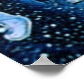 Hokusai Feminine Wave Japan Vintager Ozean Poster (Ecke)