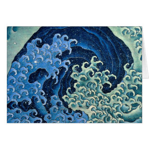 Hokusai Feminine Wave Vintager Ozean