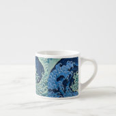 Hokusai Feminine Wave Vintager Ozean Espressotasse (Rechts)