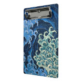 Hokusai Feminine Wave Vintager Ozean Mini Klemmbrett (Gewinkelt2)