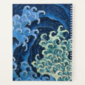 Hokusai Feminine Wave Vintager Ozean Planer (Rückseite)