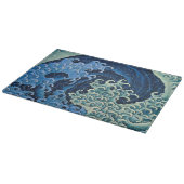 Hokusai Feminine Wave Vintager Ozean Schneidebrett (Ecke)