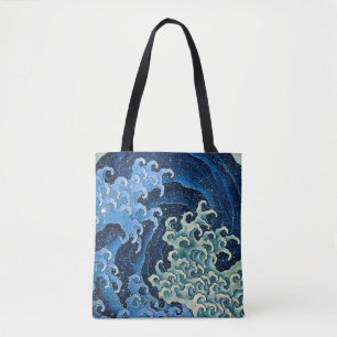 Hokusai Feminine Wave Vintager Ozean Tasche