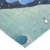 Hokusai Feminine Wave Vintager Ozean Tischdecke (Schrägansicht)