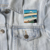 Hokusai - Fluss Tama in der Provinz Musashi Button (Beispiel)