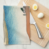 Hokusai - Fluss Tama in der Provinz Musashi Geschirrtuch (Viertel Falte)