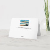 Hokusai - Fluss Tama in der Provinz Musashi Karte (Rückseite)