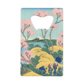 Hokusai Fuji von Gotenyama auf dem Tōkaidō Geldbeutel Flaschenöffner (Vorderseite)