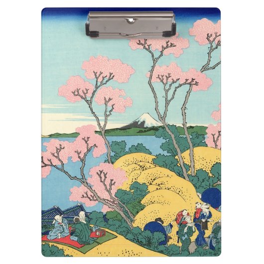 Hokusai Fuji von Gotenyama auf dem Tōkaidō Klemmbrett (Vorderseite)
