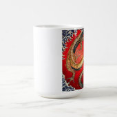 Hokusai Goldjapanische Drache-Tasse Kaffeetasse (Mittel)