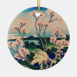 Hokusai - Goten-Yama-Hill Keramik Ornament