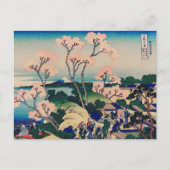 Hokusai - Goten-Yama-Hill Wrapping Paper Postkarte (Vorderseite)