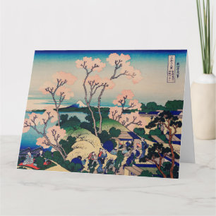 Hokusai - Goten-Yama-Hügel Karte