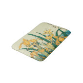 Hokusai Grasshopper und Iris Japan Badematte (Schrägansicht)