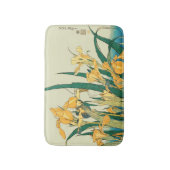 Hokusai Grasshopper und Iris Japan Badematte (Vorderseite Vertikal)