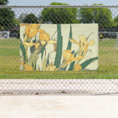 Hokusai Grasshopper und Iris Japan Banner (Insitu)