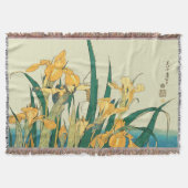 Hokusai Grasshopper und Iris Japan Decke (Vorderseite)