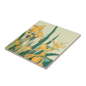 Hokusai Grasshopper und Iris Japan Fliese (Seite)
