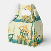 Hokusai Grasshopper und Iris Japan Geschenkschachtel (Rückseite)