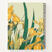 Hokusai Grasshopper und Iris Japan Notizblock (Rückseite)