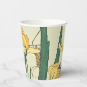 Hokusai Grasshopper und Iris Japan Pappbecher (Links)