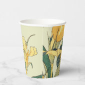 Hokusai Grasshopper und Iris Japan Pappbecher (Rechts)