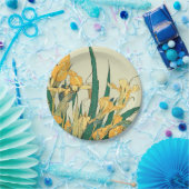 Hokusai Grasshopper und Iris Japan Pappteller (Party)