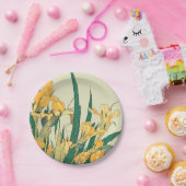 Hokusai Grasshopper und Iris Japan Pappteller (Party)