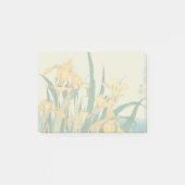 Hokusai Grasshopper und Iris Japan Post-it Klebezettel (Vorderseite)