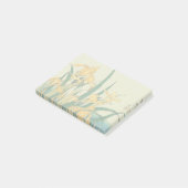 Hokusai Grasshopper und Iris Japan Post-it Klebezettel (angewinkelt)