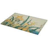 Hokusai Grasshopper und Iris Japan Schneidebrett (Ecke)