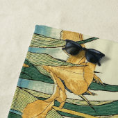 Hokusai Grasshopper und Iris Japan Strandtuch (Beispiel)