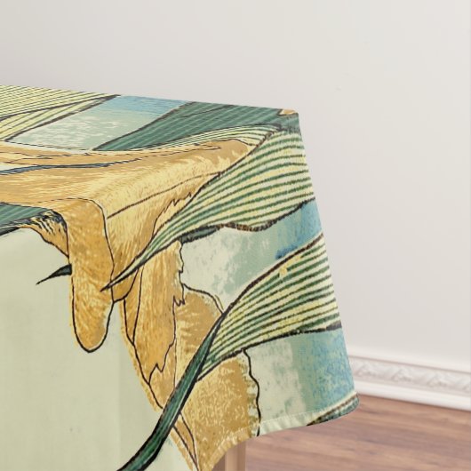 Hokusai Grasshopper und Iris Japan Tischdecke (Beispiel)