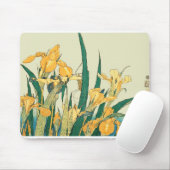 Hokusai grasshopper und iris japanese art mousepad (Mit Mouse)