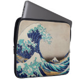 Hokusai Great Wave off Kanagawa. Vintage japanisch Laptopschutzhülle (Vorne Rechts)