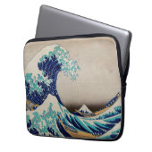 Hokusai Great Wave off Kanagawa. Vintage japanisch Laptopschutzhülle (Vorderseite Links)