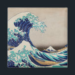 Hokusai Great Wave off Kanagawa. Vintage japanisch Magnet<br><div class="desc">Katsushika Hokusai "The Great Wave off Kanagawa" Magnet. Vintage japanische Abbildung.</div>