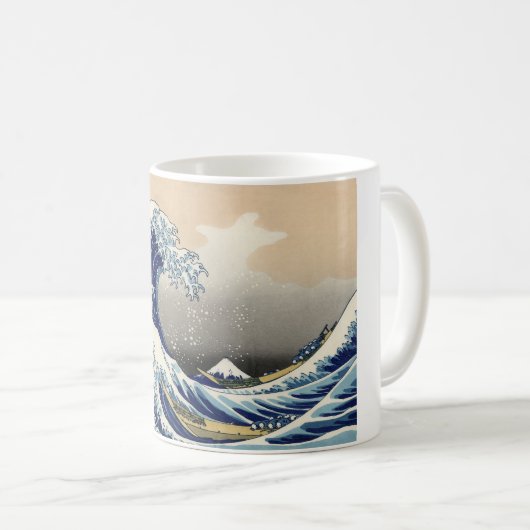 HOKUSAI große Welle Kaffeetasse (VorderseiteRechts)