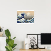 HOKUSAI Große Welle Poster (Heimbüro)