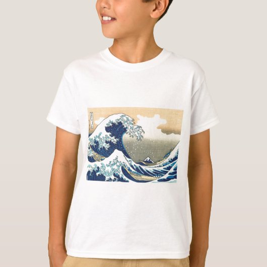 Hokusai große Welle T-Shirt (Vorderseite)