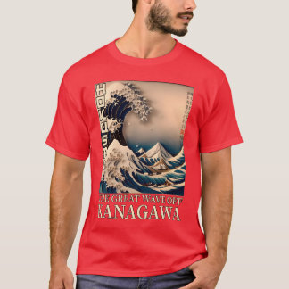 Hokusai Große Welle vor Kanagawa Geschenk T-Shirt