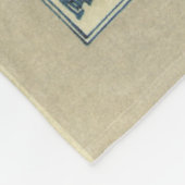 Hokusai: Große Welle weg von der Fleecedecke (Ecke)