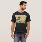Hokusai große Welle weg von Kanagawa T-Shirt (Vorne ganz)