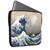 Hokusai große Welle weg von Tsunami Kanagawa Laptopschutzhülle (Vorne Rechts)