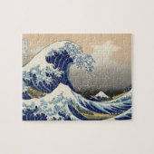 Hokusai große Welle weg von Tsunami Kanagawa Puzzle (Horizontal)