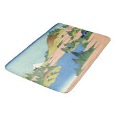 Hokusai Hakone See in der Provinz Sagami Badematte (Schrägansicht)