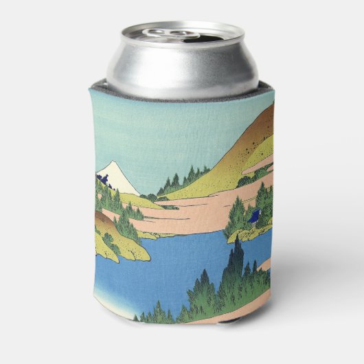 Hokusai Hakone See in der Provinz Sagami Dosenkühler (Kanne Rückseite)